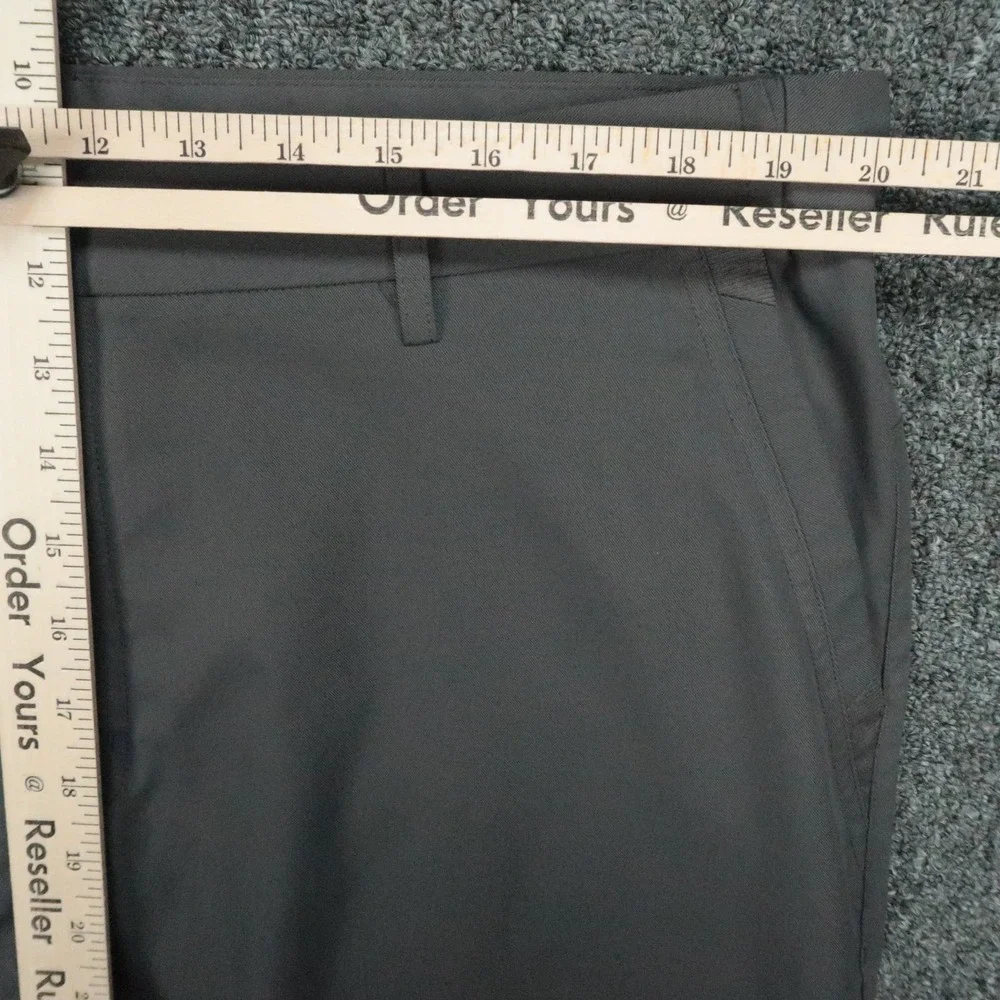 Jack Archer Pants Men 40x28 Charcoal Jetsetter Straight Zip Pocket Golf Travel